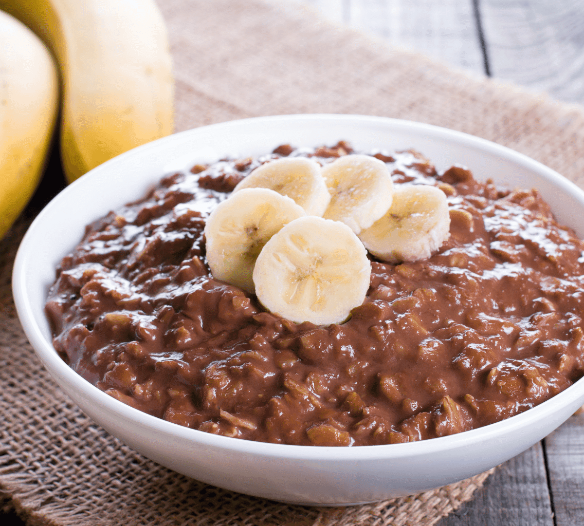 Chocolate Oatmeal Breakfast Bowl